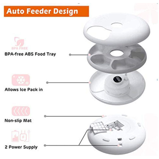 Automatic Feeder Pet Cats And Dogs Snacks - Image 3