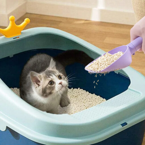 Cat Litter Scoop Plastic Cats Poop Scoop With Base Pets Cleanning Tool Cat Toilet Products Durable Litter Box Cleaner Shovel Pet Products - Image 8