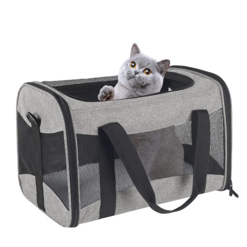 Portable Breathable Foldable Crossbody Dogs And Cats Pet Bag - Image 7