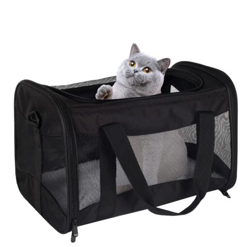 Portable Breathable Foldable Crossbody Dogs And Cats Pet Bag - Image 10