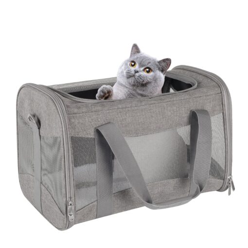 Portable Breathable Foldable Crossbody Dogs And Cats Pet Bag - Image 8