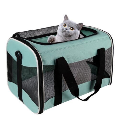 Portable Breathable Foldable Crossbody Dogs And Cats Pet Bag